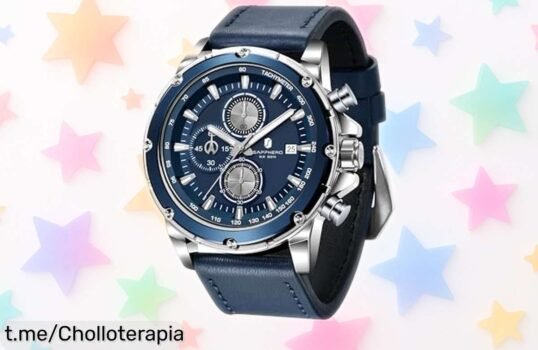 Impresionante reloj cronógrafo BENYAR para hombre a un precio loco, ideal para impresionar y hacer sonreír; ¡no dejes escapar este ofertón que todos quieren!