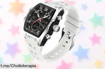 Impresionante reloj de pulsera para hombre con diseño rectangular y funciones digitales ¡Una oportunidad irrepetible que no te puedes perder!
