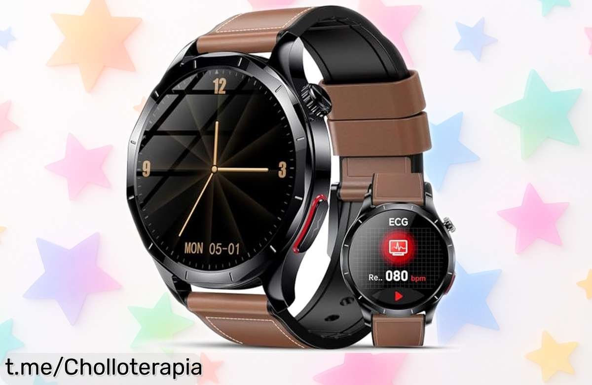 Impresionante reloj inteligente Lgnitek 2026 con ECG y pantalla AMOLED a un precio rebajado que no puedes dejar escapar, ¡llama desde tu muñeca y cuida de ti ahora mismo!