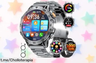 Impresionante reloj inteligente para hombre con batería de 50 días y llamadas Bluetooth a precio de ganga que no puedes dejar escapar. ¡Hazte ya con el tuyo!