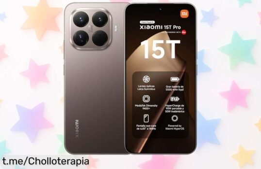 Impresionante smartphone Xiaomi 15T Pro con cámara Leica y procesador ágil, ¡precio rebajado! Aprovecha esta oportunidad única para capturar cada momento.