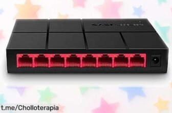 Impresionante switch Ethernet Mercusys MS108G con 8 puertos Gigabit a precio loco: conecta sin líos y mejora tu vida en casa o la oficina, ¡aprovéchalo ya!