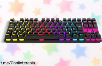 Impresionante teclado mecánico gaming Krom Kasic TKL con luces RGB a un precio de escándalo que no querrás dejar escapar y llevarás tu juego al siguiente nivel.