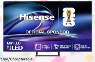 Impresionante televisor Mini LED Hisense 50E8Q con imagen brutal y sonido envolvente a un precio increíble, ¡prepárate para disfrutar como nunca!