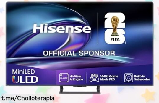 Impresionante televisor Mini LED Hisense 50E8Q con imagen brutal y sonido envolvente a un precio increíble, ¡prepárate para disfrutar como nunca!
