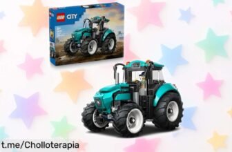 Impresionante tractor de juguete LEGO City con minifigura y motor, ¡precio rebajado para horas de diversión construyendo! No te lo pierdas, el juego perfecto para pequeños grandes constructores.