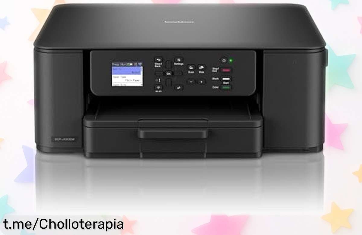 Impresora multifunción Brother DCPJ1313DW en oferta: imprime, copia y escanea desde tu móvil al mejor precio, ¡no dejes pasar esta oportunidad increíble para simplificarte la vida!