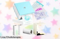 Impresora portátil Phomemo M02 para móvil, imprime al instante en colores y blanco y negro. ¡Aprovecha este rebajón que no te puedes perder!