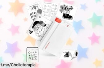 Impresora térmica portátil ORGBRO X3: un ofertón espectacular para imprimir fotos y etiquetas al instante, ¡aprovéchala antes de que se agote y crea recuerdos increíbles!