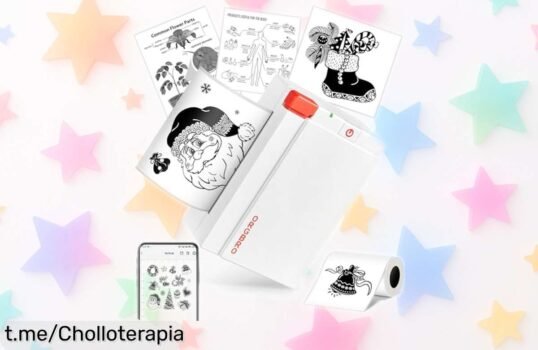 Impresora térmica portátil ORGBRO X3: un ofertón espectacular para imprimir fotos y etiquetas al instante, ¡aprovéchala antes de que se agote y crea recuerdos increíbles!