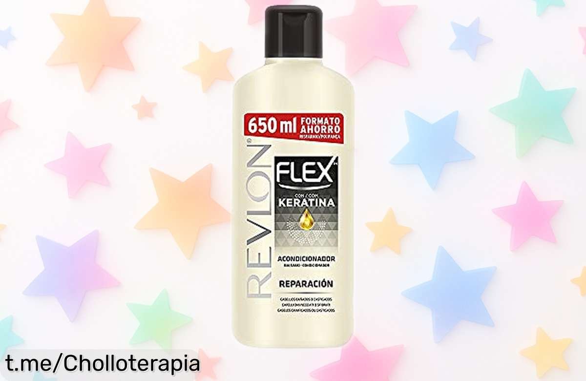 Impulsa tu cabello con el acondicionador Revlon Flex de 650 ml, brillo y suavidad inmediatos a un precio loco que no querrás dejar pasar. ¡Tu melena te lo agradecerá!