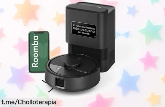Impulsa tu limpieza con el robot aspirador iRobot Roomba Mini, succión brutal y vaciado automático ¡Hazte con este super chollo y disfruta de una casa impecable sin esfuerzo!