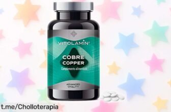 Impulsa tus defensas y revitaliza tu cabello con Cobre puro en 365 comprimidos Vitolamin, ¡nunca visto a este precio! No te quedes sin tu dosis de energía.