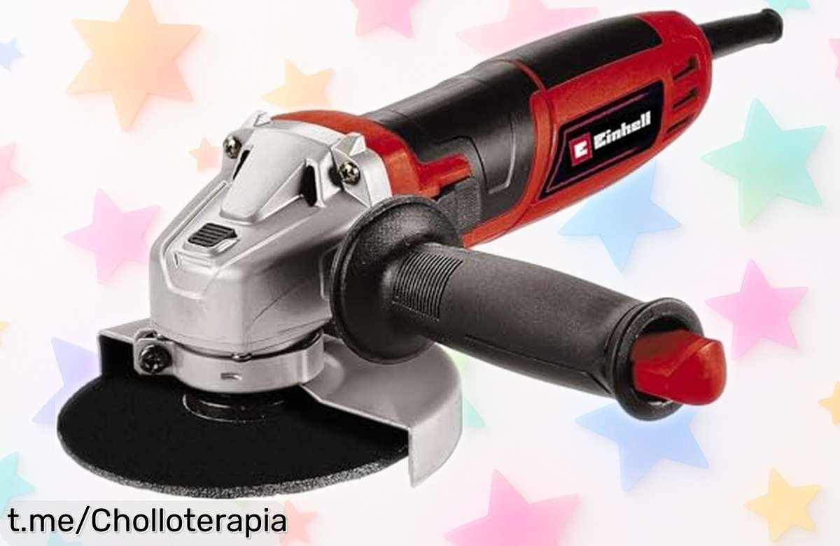 Increíble amoladora angular Einhell TCAG 125/850 a precio loco, potencia de 850W y cabezal giratorio mil posiciones. ¡No te quedes sin la tuya y lleva tus proyectos al siguiente nivel!