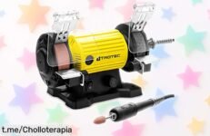 Increíble amoladora doble Trotec PBGS 10120 con 100 accesorios, llévatela a un precio de risa y transforma tus proyectos sin gastar una fortuna ¡No te lo pierdas!