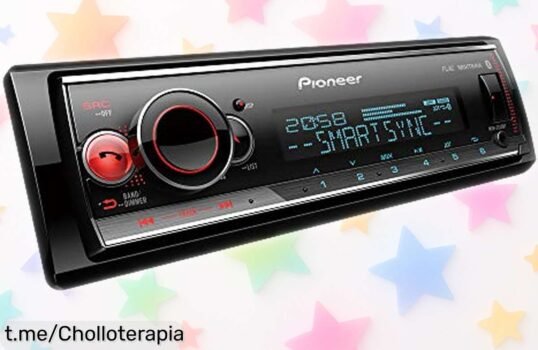 Increíble autoradio Pioneer MVHS520BT con Bluetooth y USB a precio increíble, no te pierdas este chollo que hará vibrar tu música en cada viaje. ¡Consíguelo antes de que se agote!