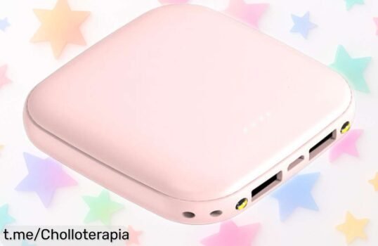 Increíble batería externa de 20000mAh estilo macaron, tamaño mini y energía brutal. ¡Aprovecha esta locura y llévate la tuya antes que se agoten!