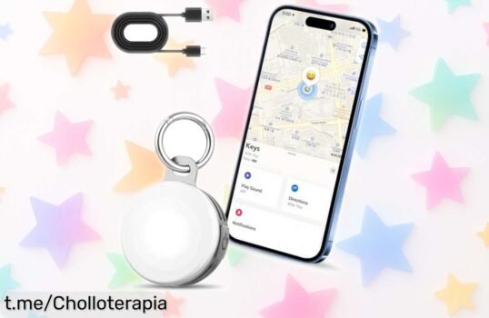 Increíble buscador Bluetooth para Apple que localiza llaves y mochilas con un toque ¡Aprovecha este ofertón único y siente la tranquilidad de nunca perder nada!