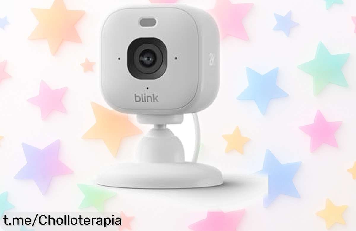 Increíble cámara de seguridad Mini 2K+ Blink con súper vídeo en color y audio; ¡no pierdas esta oferta explosiva para proteger tu hogar ya!