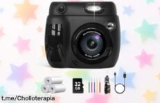 Increíble cámara instantánea Gofunly para niños: ¡fotografías en segundos y diversión asegurada a un precio que te hará sonreír!