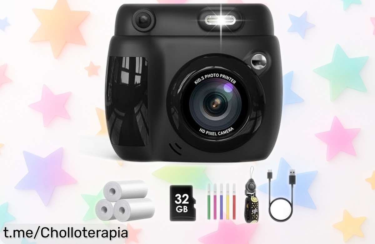 Increíble cámara instantánea Gofunly para niños: ¡fotografías en segundos y diversión asegurada a un precio que te hará sonreír!