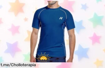 Increíble camiseta de natación MEETWEE que te protege del sol y se seca en un plis plas: ¡un chollazo que no puedes dejar escapar para disfrutar al máximo el agua!