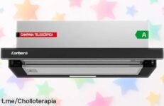 Increíble campana extractora Corberó VINSON635B que elimina olores en un abrir y cerrar de ojos, ¡ofertón a un precio loco solo por tiempo limitado!