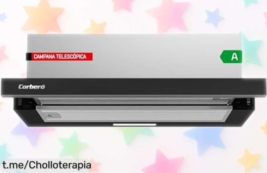 Increíble campana extractora Corberó VINSON635B que elimina olores en un abrir y cerrar de ojos, ¡ofertón a un precio loco solo por tiempo limitado!
