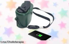 Increíble cargador de manivela con linterna y puerto USB para que nunca te quedes sin batería, ¡ahora a un precio irresistiblemente bajo!