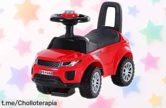 Increíble coche sin pedales HOMCOM 3 en 1 para peques, diversión asegurada y ahora con un precio regalado que no querrás dejar escapar. ¡Hazles sonreír ya!