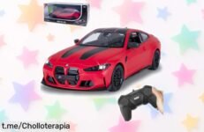 Increíble coche teledirigido BMW M4 CSL 1:16 que vuela por las calles, ahora a un precio de escándalo ¡No dejes pasar la oportunidad de hacer felices a los más pequeños (y grandes)!