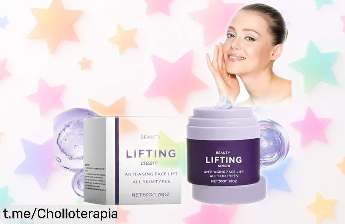 Increíble crema facial con ácido hialurónico que reduce arrugas y deja tu piel firmita, ¡un ofertón a precio de risa que no puedes dejar escapar!