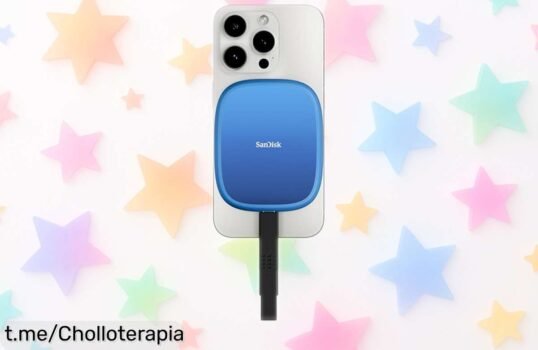 Increíble disco SSD SanDisk Creator Phone de 1 TB, ideal para tus vídeos en 4K y regalo de Adobe Creative Cloud gratis ¡Aprovecha este ofertón salvaje que no se repetirá!