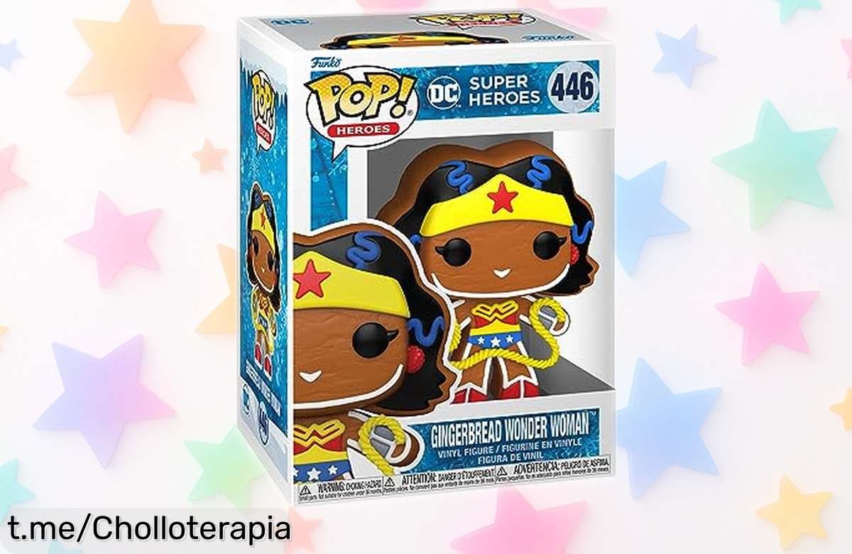 Increíble figura Funko Pop! Wonder Woman Galleta de Jengibre, ¡un regalo para tu colección a un precio increíble que no puedes dejar pasar!