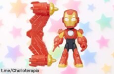 Increíble figura articulada de Iron Man con mochila propulsora, solo por tiempo limitado y a un precio que está regalado: ¡aventuras épicas te esperan!