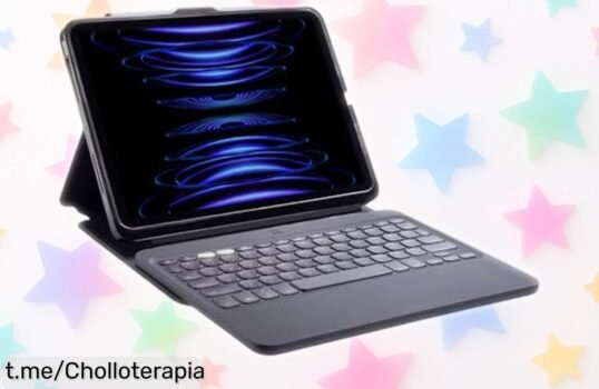 Increíble funda con teclado retroiluminado ZAGG Pro Keys 2 para iPad Pro 11, ¡batería que dura todo un año y protección total! Aprovecha este chollo antes de que se agote.
