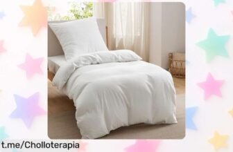 Increíble funda nórdica Bedsure para cama de 90 con edredón y almohada, ¡rebaja locura para transformar tu descanso de forma sencilla!