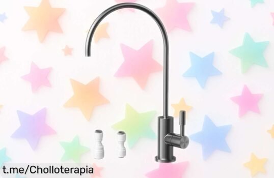 Increíble grifo de osmosis inversa Poveta en acero inoxidable, disfruta agua potable sin plomo a un precio de ganga: ¡no te quedes sin el tuyo y cuida la salud de tu familia!