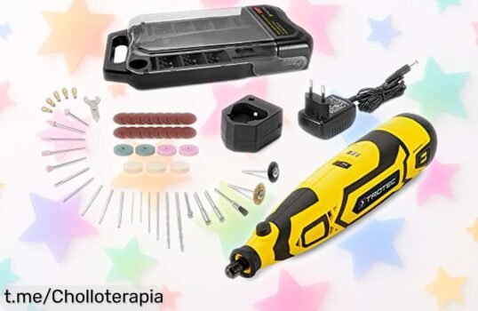 Increíble herramienta multifunción Trotec PMTS 0112V con 51 accesorios a precio de risa, ¡no más préstamos! Llévatela y disfruta del bricolaje en casa como nunca antes.