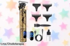 Increíble máquina cortapelos y recortadora de barba YiLFo con batería de 3 horas, ¡ahora a un precio loco que no puedes dejar pasar! Mímate hoy mismo.