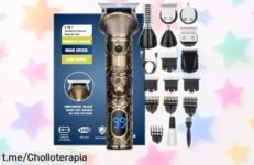 Increíble máquina de afeitar inalámbrica YIDON 6 en 1, un ofertón que baja el precio hasta lo inimaginable para lucir siempre impecable y con estilo.