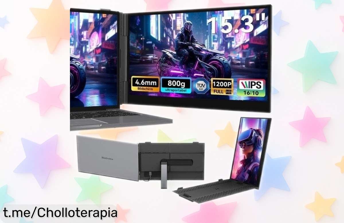 Increíble monitor portátil Blackview SCM8 ultrafino, pantalla FHD de 15,3 y conexión USBC ¡aprovéchalo a un precio tirado que no podrás resistir!