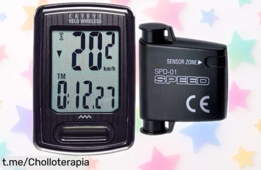 Increíble ordenador inalámbrico Cat Eye Velo para bici, con funciones impresionantes y un ofertón que hará de tus rutas algo inolvidable. ¡No te quedes sin el tuyo!