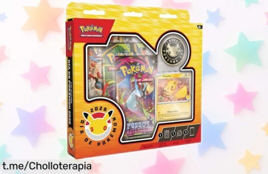 Increíble pack Día de Pokémon 2026 con carta holográfica Pikachu y sorpresas exclusivas, ¡date prisa antes de que se agoten!