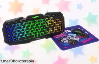 Increíble pack KROM Hot Wheels con teclado, ratón y alfombrilla RGB a precio loco que eleva tu juego al siguiente nivel. ¡No dejes pasar esta oportunidad única!