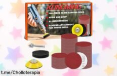 Increíble pack de 100 lijas KONGMING grano 1500 a precio de ganga; ¡preparadas para tus proyectos y sin atascos! No te pierdas esta oferta que siempre necesitarás.