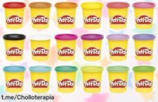 Increíble pack de 18 botes grandes PlayDoh Imagine Anything a precio loco, ¡deja volar la imaginación y diviértete creando sin parar! ¿Te lo vas a perder?