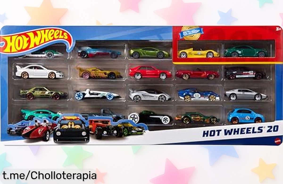 Increíble pack de 2 coches Hot Wheels Mattel H745 para coleccionar, ahora a un precio regalado que no puedes dejar pasar y disfrutar del juego como nunca antes.