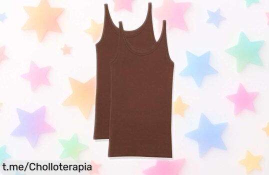 Increíble pack de 2 tops ajustados sin mangas Amazon Essentials a precio rebajado, ¡tu figura luciendo espectacular cada día! No te lo pierdas y renueva tu armario ya.