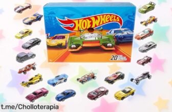 Increíble pack de 20 coches Hot Wheels sorpresa a precio regalado, ¡una diversión asegurada y horas de juego para nunca olvidar!